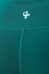 Teal fabric with a white IROW logo on a teal background