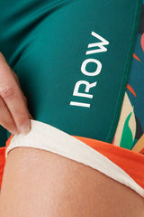 Detail of Tropical AIO silicone grip shorts edge